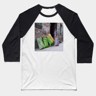 Stone Town Streetlife #3 Baseball T-Shirt